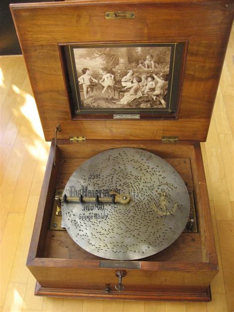 metal record music box|Metal Record Box .